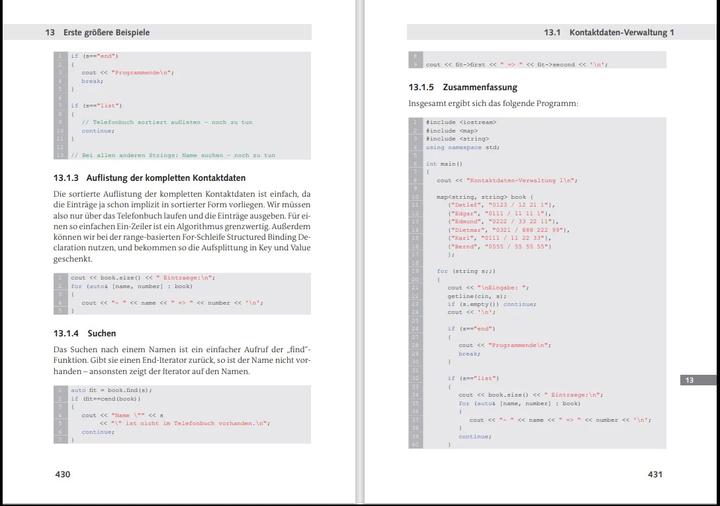 Actual product image C++ Kompendium (German, Detlef Wilkening, 2023)