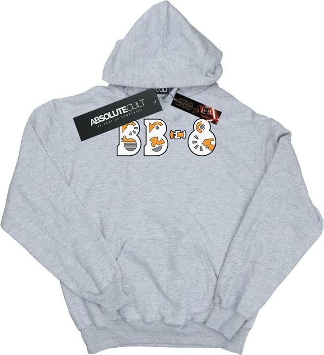 Star Wars The Rise Of Skywalker BB8 Text Logo Kapuzenpullover (M)