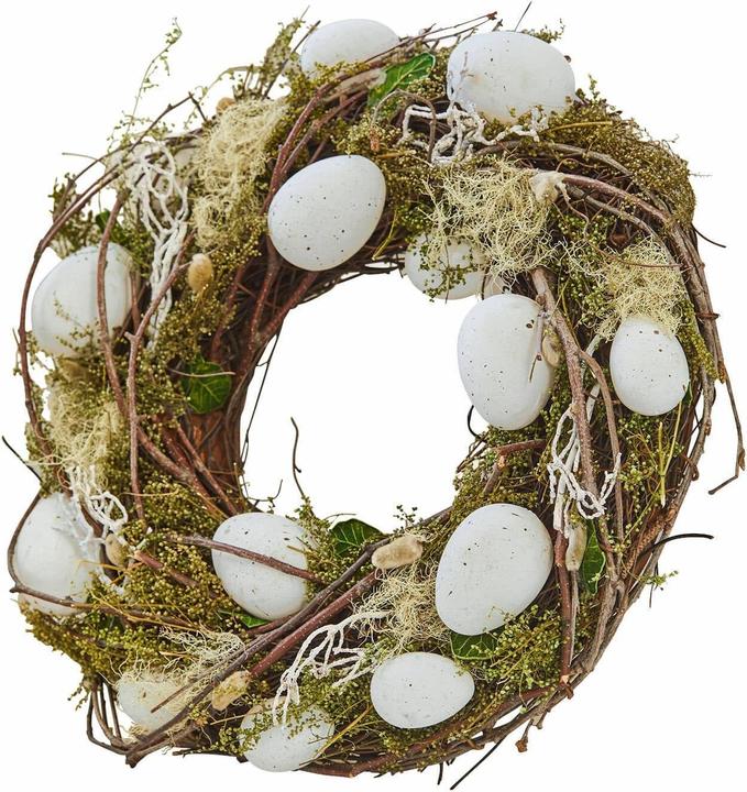Image du produit Loberon Couronne d'oeufs Lune vert/blanc (1 x, H, 30 cm)
