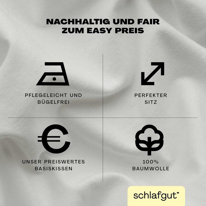 Produktbild schlafgut Easy Jersey (Duvetbezug, 40 x 80 cm)
