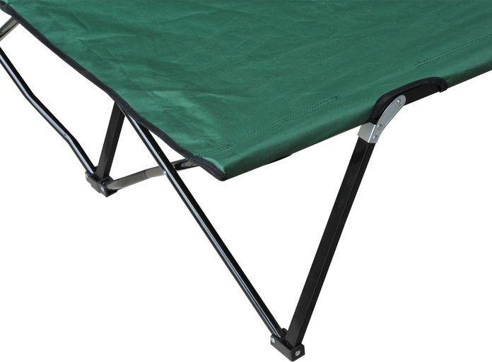 Produktbild Swisshandel24 Campingbett Klappbar für 2 Personen Feldbett Klappbett mit Tragetasche bis 136 kg belastbar Stahl Ox