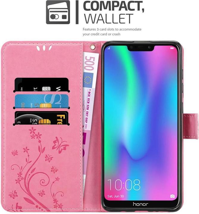 Productafbeelding Cadorabo Bloemen Boekomslag (Honor 8C)