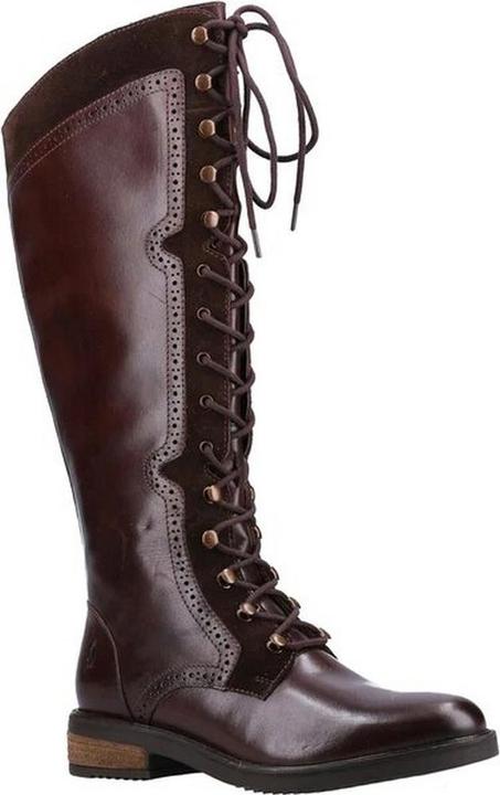 Hush Puppies Lange Stiefel Rudy Leder