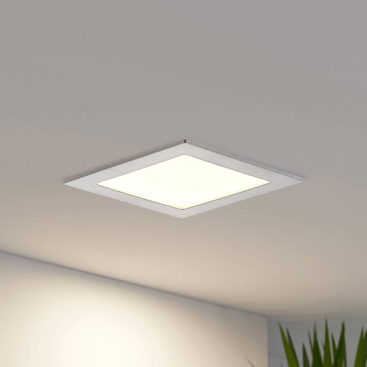 Produktbild Prios Helina LED-Einbaulampe, silber, 16,5 cm (820 lm)