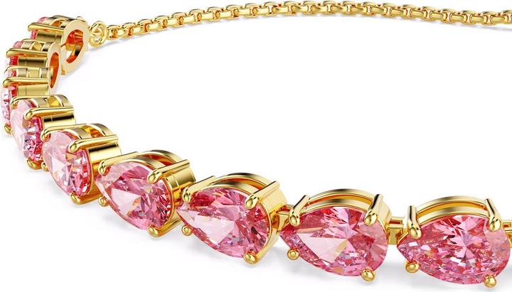 Actual product image Swarovski Matrix Armband Tropfenschliff Rosa Gold (24 cm, Swarovski Metal)