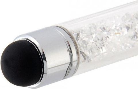 Produktbild Hermex 2in1 Touch Pen + Stylus Kugelschreiber Stift für alle Smartphones und Tablets - Schwarz