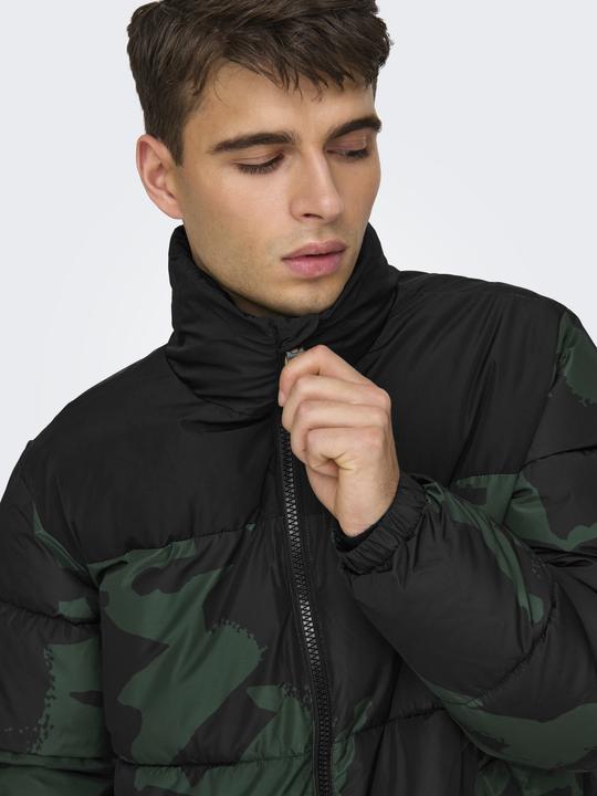 Image du produit Only & Sons Col montant Poignets élastiques Veste Doudoune (L)