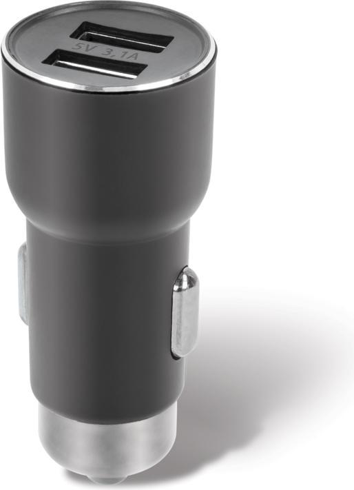Actual product image Forever CC-04 car charger 2x USB 3.1A black