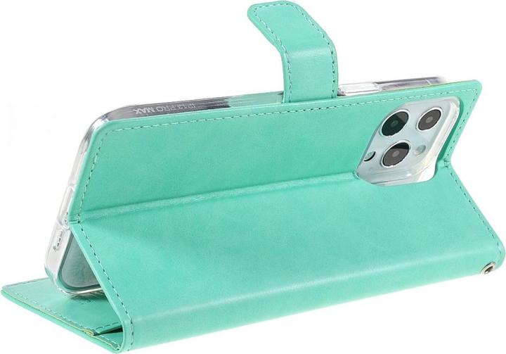 Produktbild iPhone 13 Pro Max - Blue Moon Etui Hülle Karten türkis (Apple iPhone 13 Pro Max)