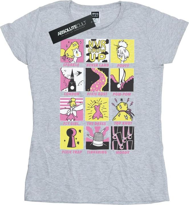 Image du produit Disney - T-shirt TINKERBELL SQUARES - Femme (XXL)