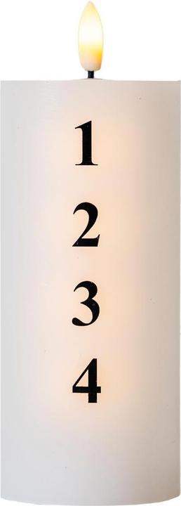 Immagine prodotto Sirius Candela LED Silent Advent, 7 cm x 150 mm, bianco (1 x)