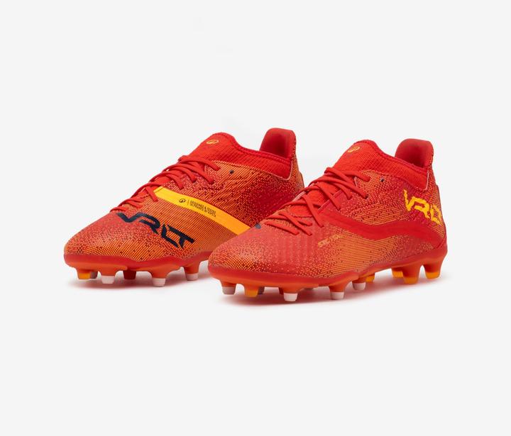 Image du produit Kipsta Chaussures de football enfant a lacets viralto iii fg rouges (36)
