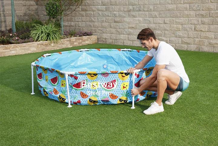 Produktbild Bestway Steel Pro Pool mit UV-Sonnenschutz