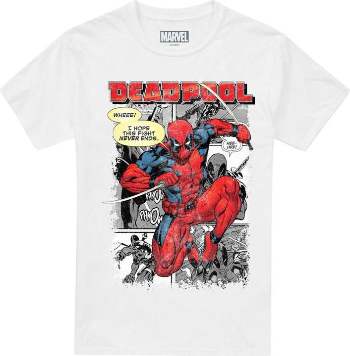 Actual product image Deadpool Mens Comic Strip T-Shirt (M)