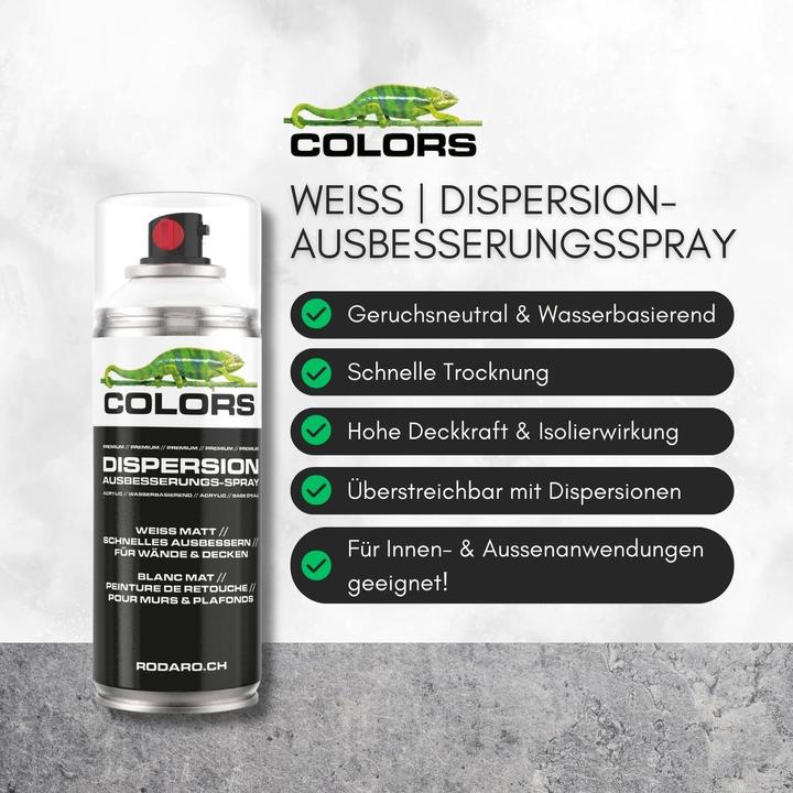 Immagine prodotto Colors Spray per ritocchi a dispersione (Bianco, 0.15 l)