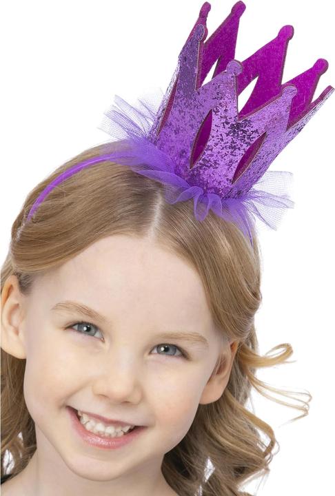 Produktbild Smiffys Krone Stirnband Glitzer