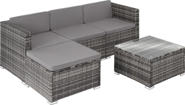 tectake Rattan Lounge Lignano