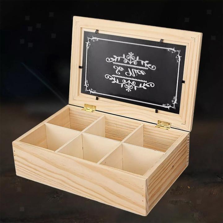Produktbild Cbx Teebox aus Holz, Teeaufbewahrung, Holzbox