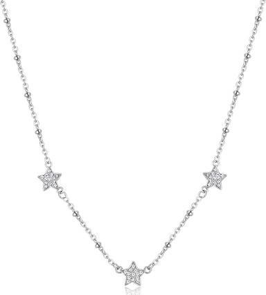 Produktbild Sagapo S'AgapÃµ - Decent steel necklace with Aurora SAR40 stars (Edelstahl)