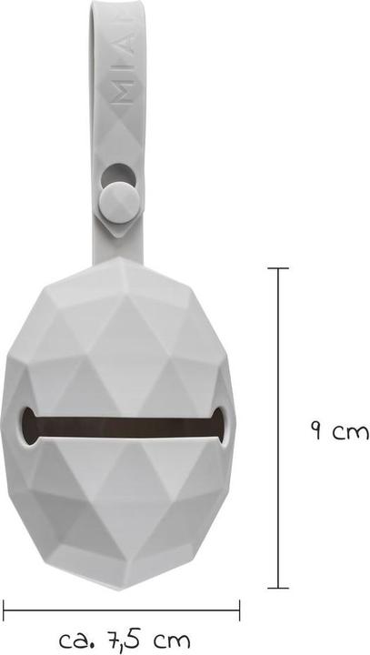 Produktbild MiaMia Schnullerboxen Silikon-Schnullerbox / Schnullerhalter - Diamant - (1 x)