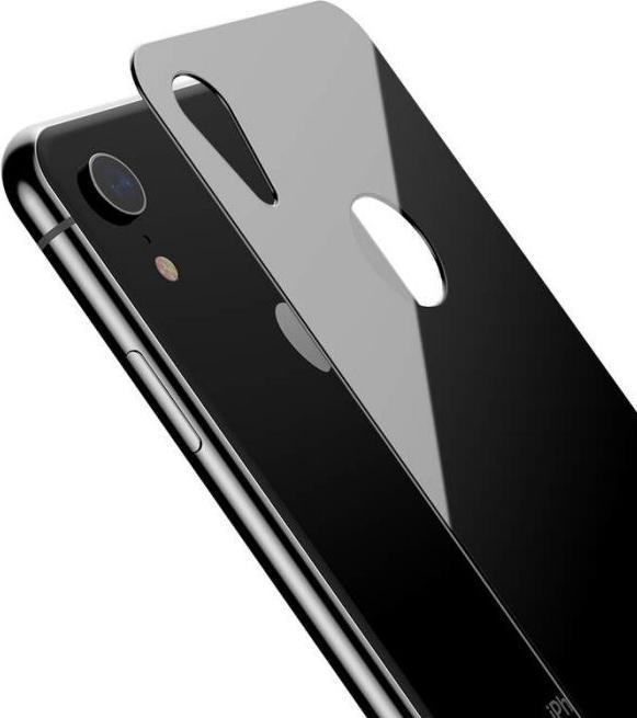 Image du produit Baseus iPhone Xr 03 mm couverture complète incurvée TGlass rear ProtectorNoir (1 pièce(s), Apple iPhone XR)