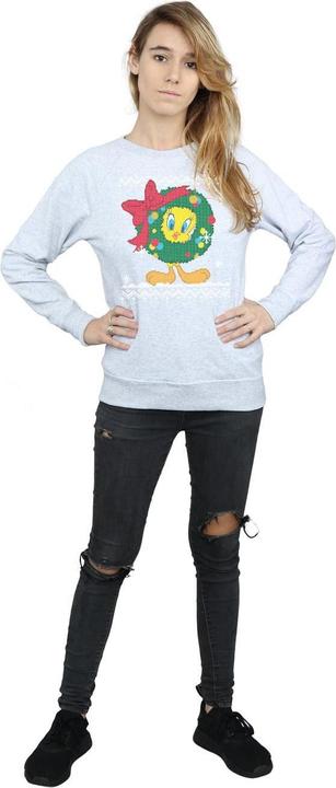 Immagine prodotto Looney Tunes Tweety Pie Christmas Fair Isle Felpa Donna (M)