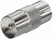 Image du produit Connecteur coaxial mâle-mâle, 9,5 mm (75 dB, Fiches et connecteurs)