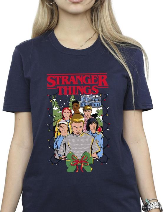 Produktbild Netflix Stranger Things Christmas Poster TShirt (3XL)