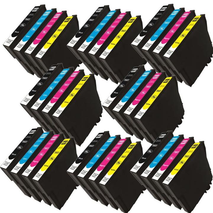 Actual product image Hermex Compatible Ink Cartridge XL for Epson Expression Home XP-3105 (M, Y, C, FC)