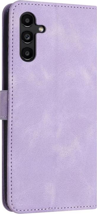 Actual product image Cover-Discount Galaxy A55 - Suede look case in vintage design (Samsung Galaxy A55)