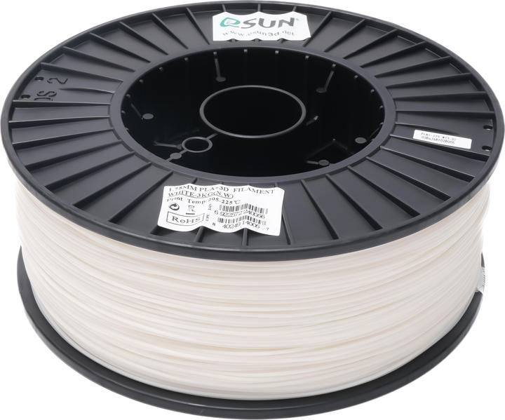 Image du produit eSUN Filament PLA+ 1.75mm Blanc 3Kg (PLA+ LECTURE, 1.75 mm, 3000 g, Blanc)