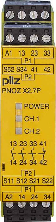 Produktbild Pilz 777305 PNOZ X2.7P 24VACDC 3n/o 1n/c