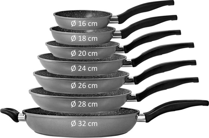 Produktbild Stoneline 6841 frying pan 24 cm (24 cm, Pfannenset + Topfset, Aluminium)