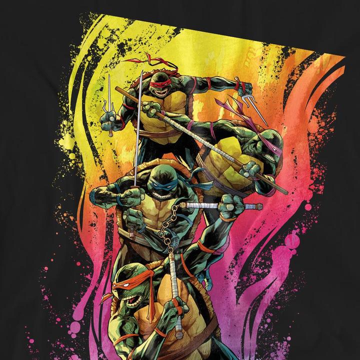 Produktbild Teenage Mutant NT Hot Rainbow Warriors TShirt (S)