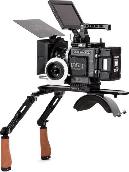 Image du produit Wooden Camera Shoulder Rig v3 (Pro, cuir marron)