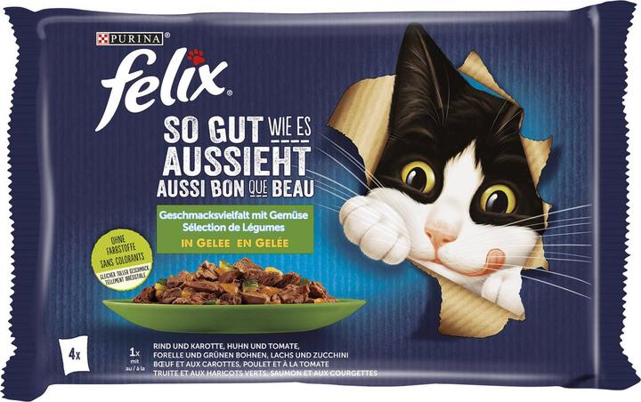 Produktbild Felix Gelee Gemüse (Adult, 4 Stk., 340 g)