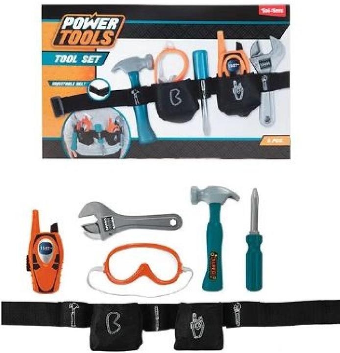 Produktbild Toi-Toys BEMIRO Werkzeug Spielzeug Kinder Power Tools - 6-teilig, Kinder Handwerker Set, Werkzeug Se