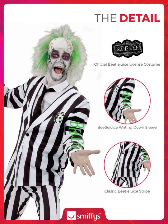 Produktbild Smiffys Beetlejuice Filmkostüm (L)