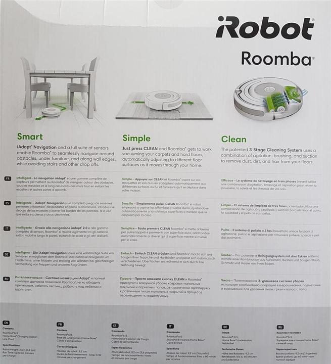 Produktbild iRobot Roomba 615 (Saugroboter)