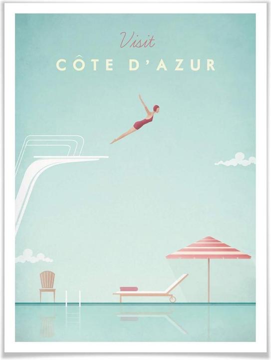 Produktbild Trenddeko Rivers - Côte d’Azur (80 x 100 cm)