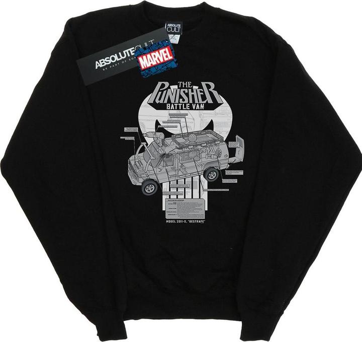 Produktbild The Punisher Battle Van Breakdown Sweatshirt (XL)