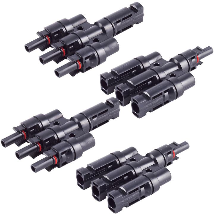 Produktbild S-Impuls T-Stecker-Adapter Set, 3/1, MC4-komp., IP68, 1.5kV, 2er-Set