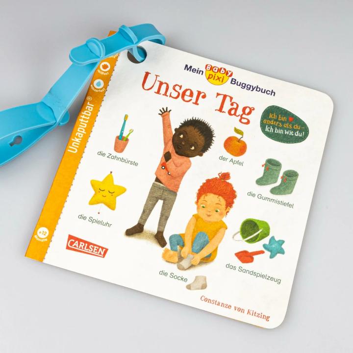 Image du produit Bébé Pixi (incassable) 146 : Mon livre-buggy bébé Pixi : Notre journée (Allemand)