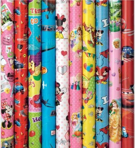 Magni Papier cadeau 70cmx2m Disney Everyday assorti (Papier cadeau, 1 x)