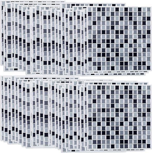 Produktbild Infactory 3D-Mosaik-Fliesenaufkleber (26 x 26 cm)