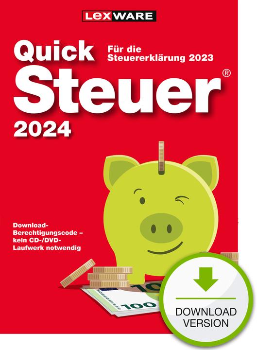 Image du produit Lexware ESD QuickSteuer 2024 (1 Utilisateur, 12 mois)