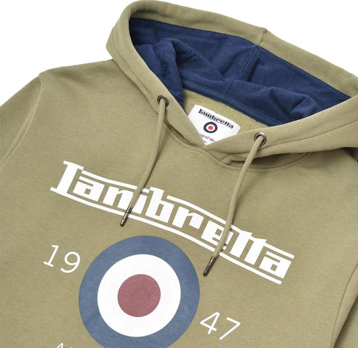 Actual product image Lambretta Mens AW24 Target Hoodie (XL)