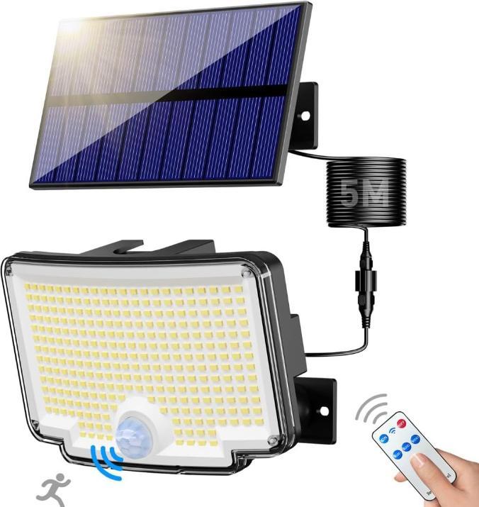 LS Faretto LED solare Remoto (450 lm, IP65)