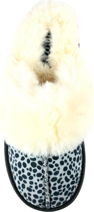 Actual product image Lunar Womens/Ladies Ocelot Print Slippers (L)