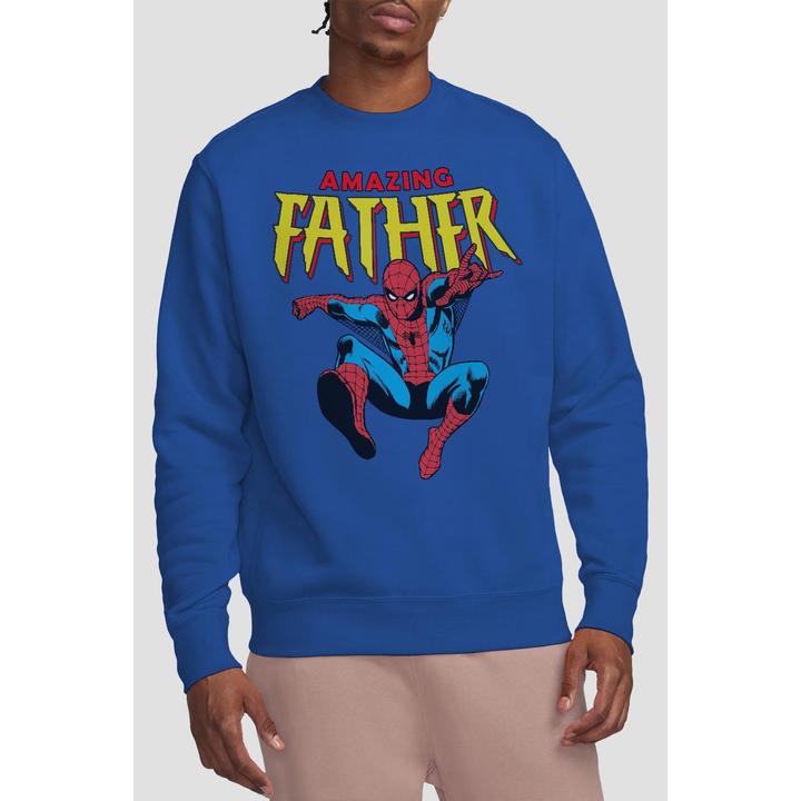 Immagine prodotto Spiderman Amazing Dad Felpa Festa del Papà Adulto Unisex (M)